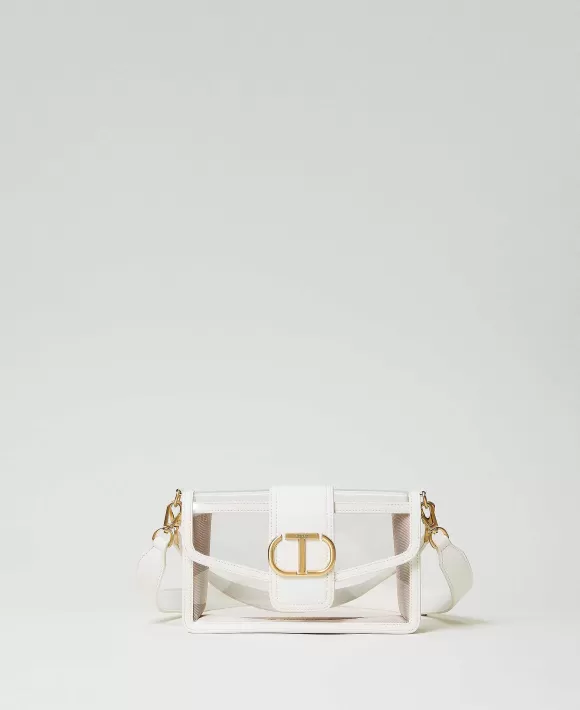 TWINSET Milano Borsa A Tracolla 'Amie' In Pvc Bianco Clearance