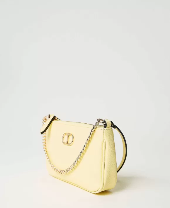 TWINSET Milano Borsa A Tracolla 'Petite' Con Oval T Giallo Cheap