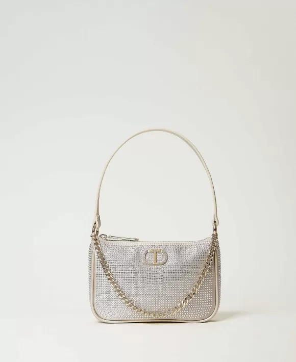 TWINSET Milano Borsa A Tracolla 'Petite' Party Con Oval T Grigio Cheap