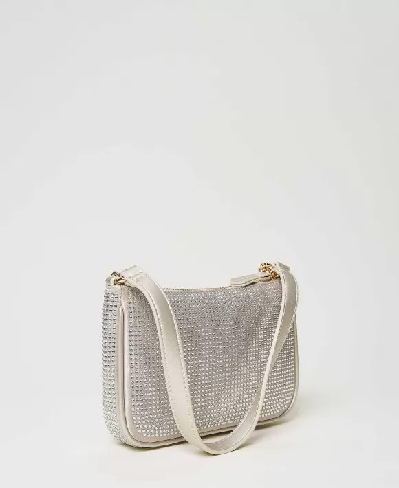 TWINSET Milano Borsa A Tracolla 'Petite' Party Con Oval T Grigio Cheap