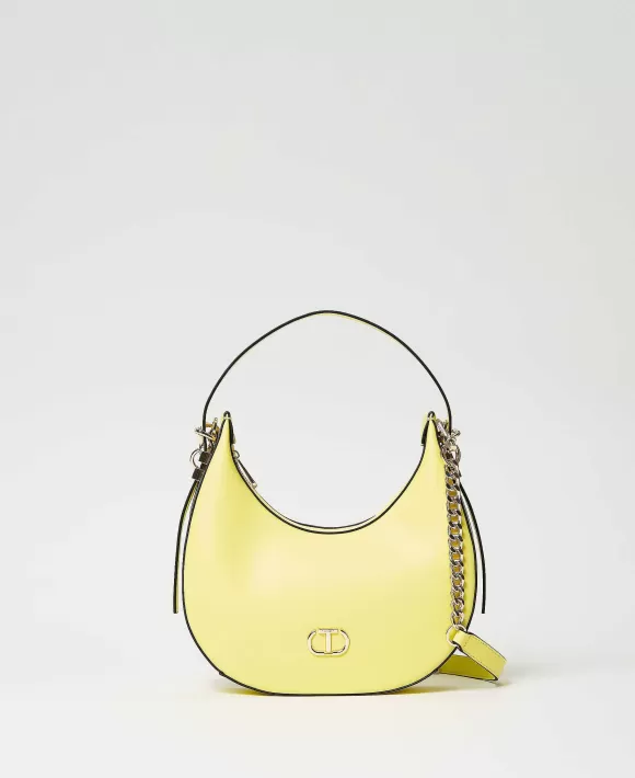 TWINSET Milano Borsa Hobo Con Oval T Giallo Best Sale