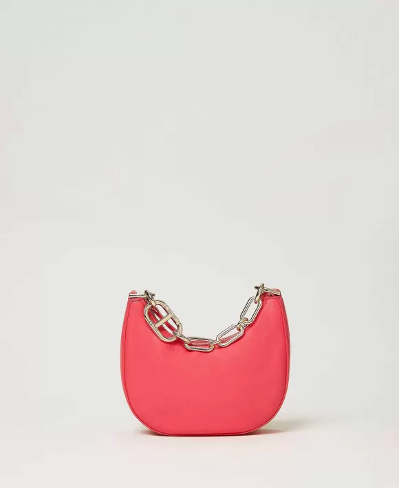 TWINSET Milano Borsa 'Mini Croissant' Con Catena Oval T Fucsia Shop