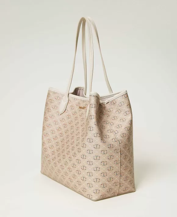 TWINSET Milano Borsa Shopper Con Stampa Floral T Beige Clearance