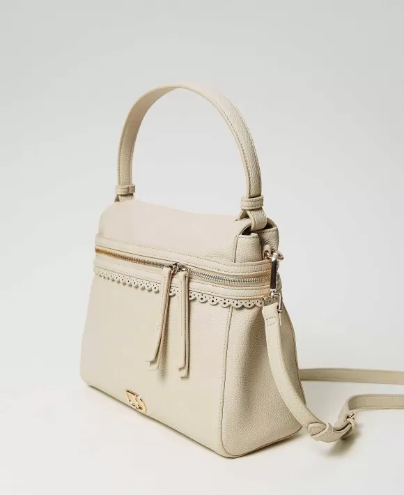 TWINSET Milano Borsa Top Handle 'C Cile' Grande Beige Cheap