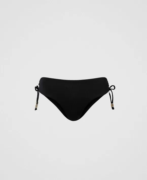 TWINSET Milano Slip Da Bagno Con Coulisse E Strass Nero Discount