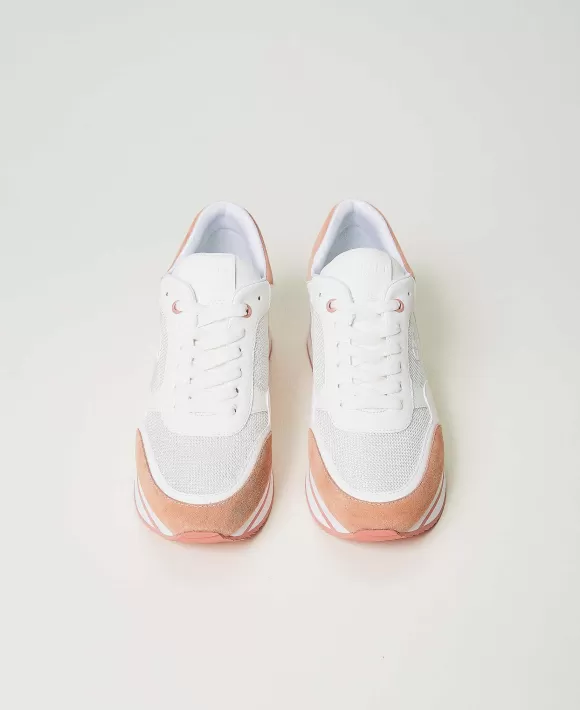 TWINSET Milano Sneakers Running Color Block Bianco Sale