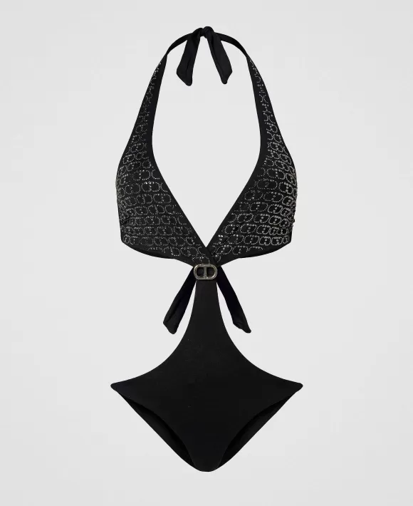 TWINSET Milano Trikini Con Strass Oval T Nero Outlet