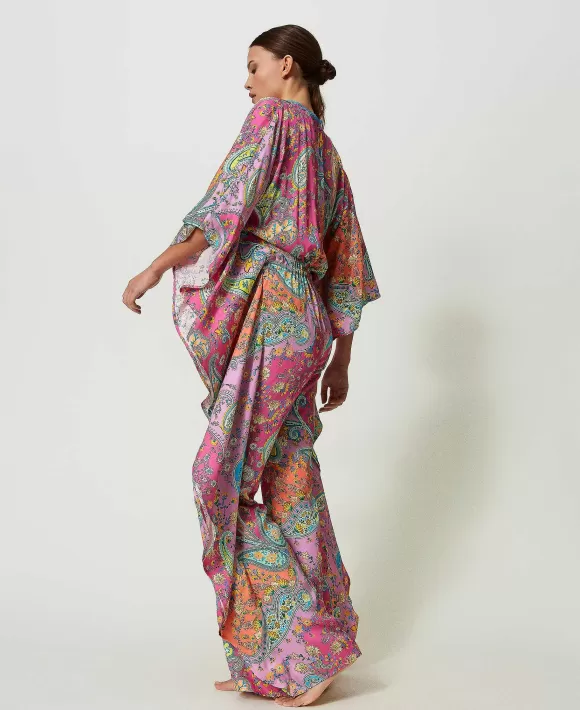 TWINSET Milano Tuta In Twill A Stampa Paisley Fantasia Store